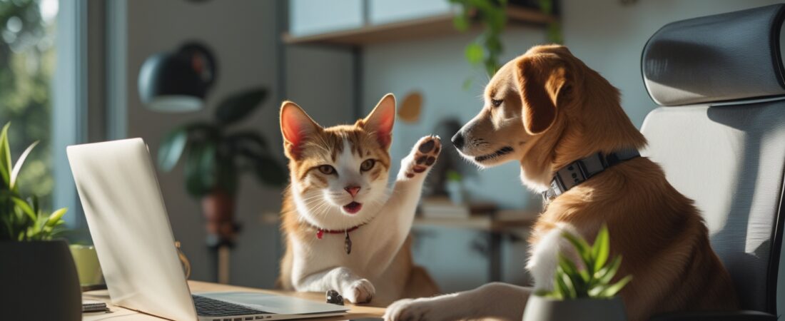 Home Office & Pets: Produtividade sem Negligência