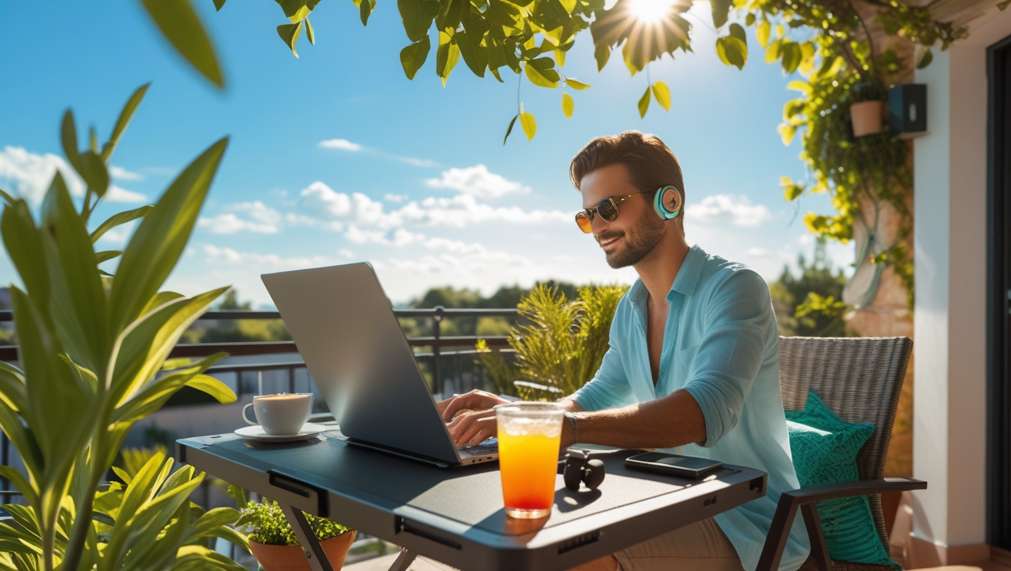 Home Office no Fim de Semana: Como Manter o Foco com o Sol Chamando Lá Fora?