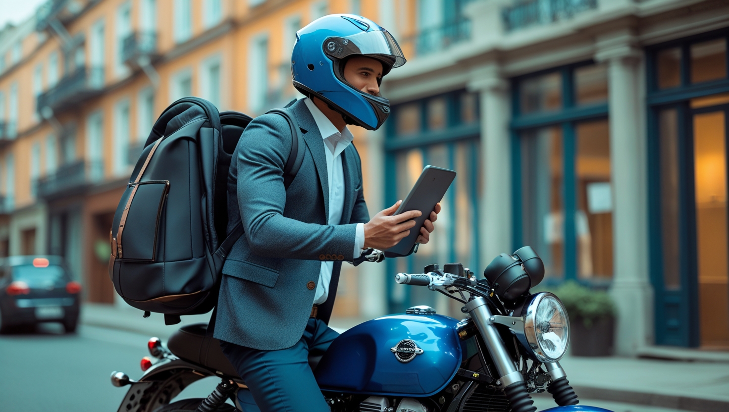 Trabalho Sobre Duas Rodas: Como Unir Mobilidade e Produtividade no Dia a Dia