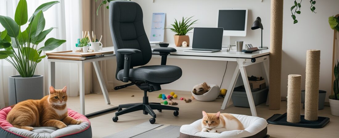 Home Office Pet-Friendly: 7 Itens Indispensáveis Para Manter Seu Pet Confortável e Seu Espaço Organizado