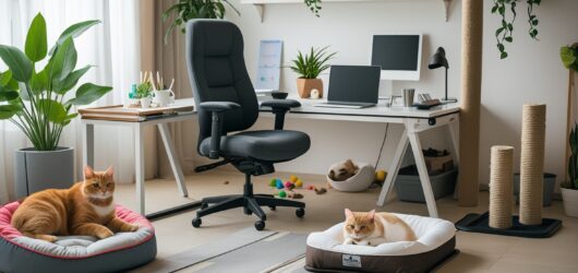 Home Office Pet-Friendly: 7 Itens Indispensáveis Para Manter Seu Pet Confortável e Seu Espaço Organizado